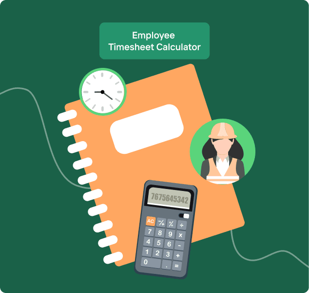 Calculate employee timesheet